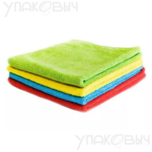 Салфетка для пола 50*60см микрофибра 200г/м2, МИКС, без уп