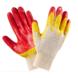 Перчатки рабочие трикотажные с 2-м латексным покрытием